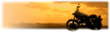 Motorcycle and Sunset